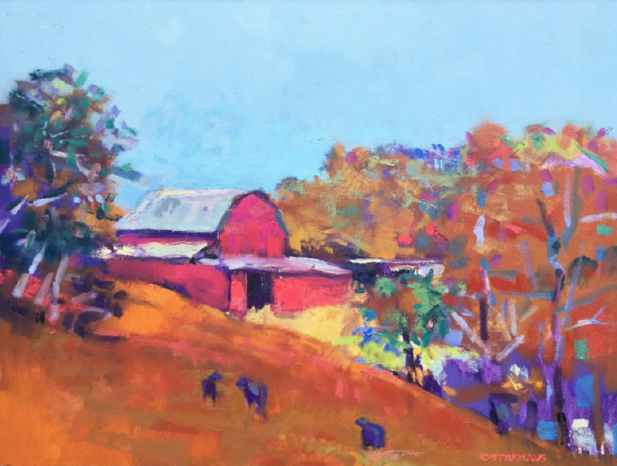 Virginia landscape oil painting 